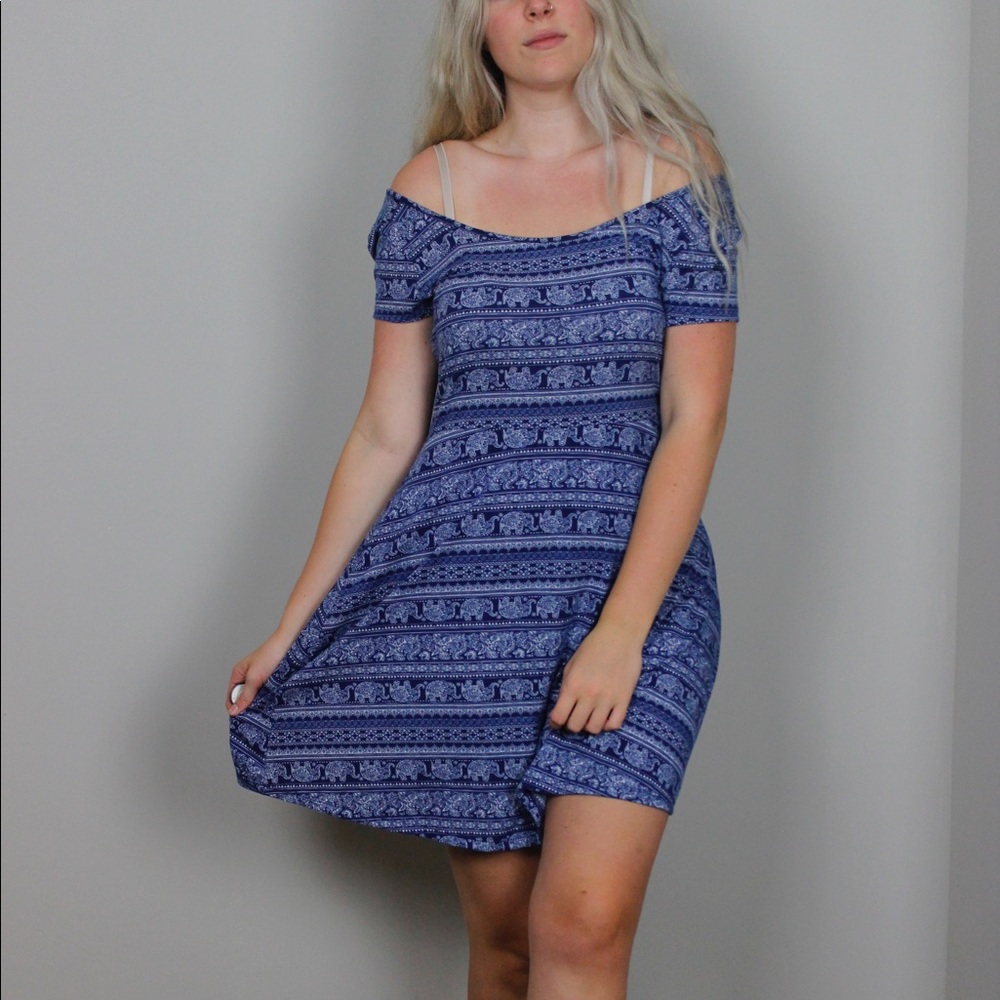 Elephant Print Dress